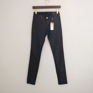 NWT DL1961 Hazel Leather Skinny Jeans